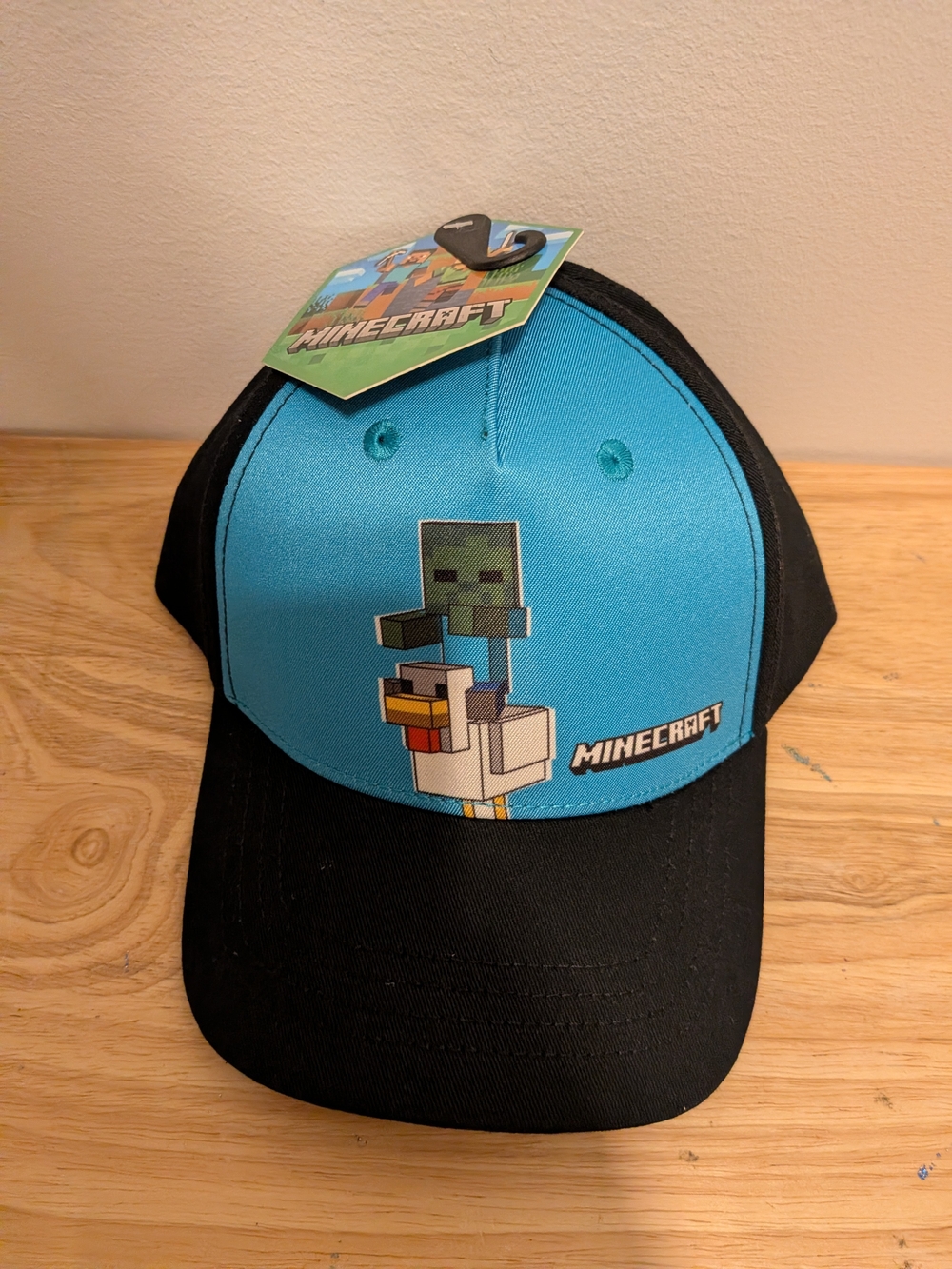 MAD Engine Kids Minecraft Blue & Black Cap